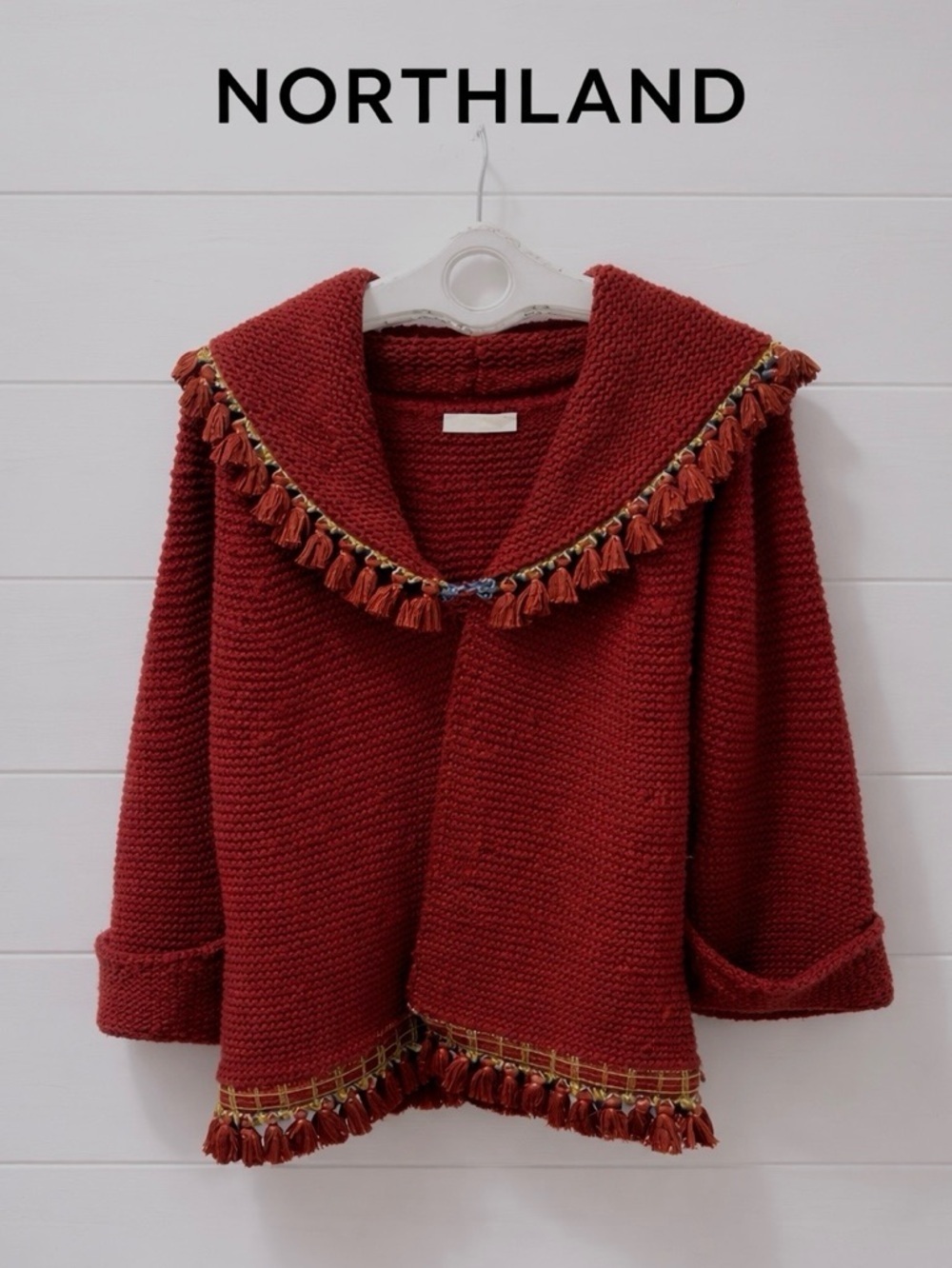 NORTHLAND Blend of wool & alpaca ONE SIZE cardigan